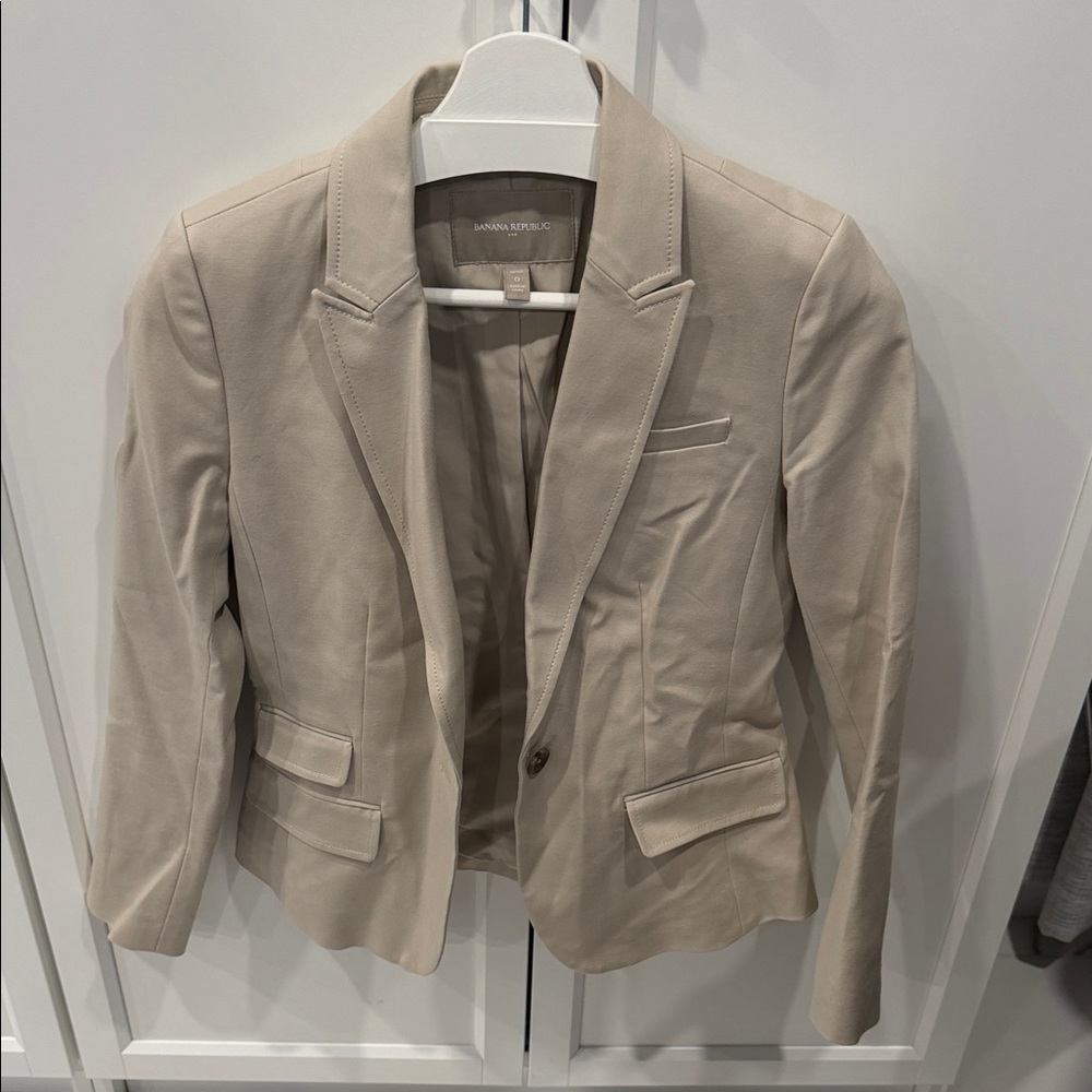 Banana Republic Beige Women's Blazer
